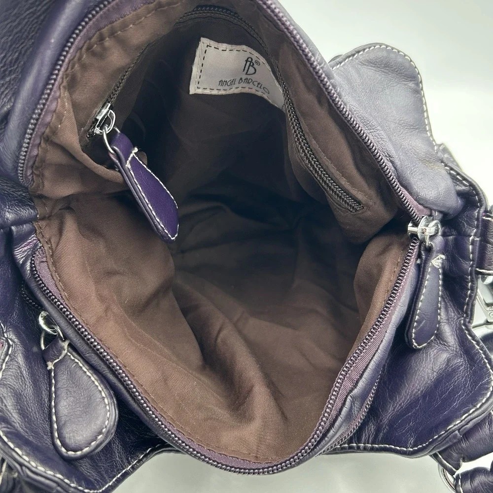Vintage Angel Barcelo Purple Tie Dye Purse‎ Y2K Festival Retro
